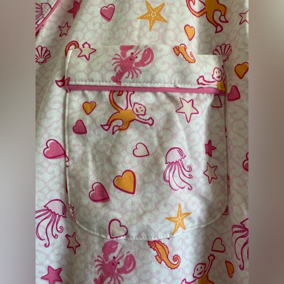 Roller Rabbit Pink Sea Life PJs - Picture 3 of 6